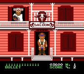 une photo d'Ã©cran de Wild Gunman sur Nintendo Nes